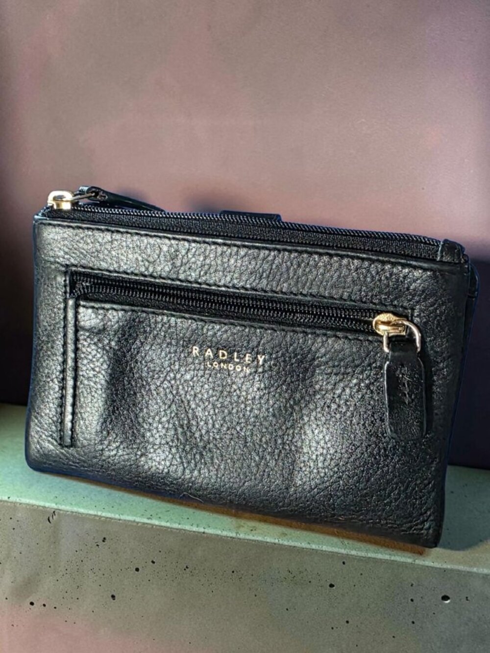 RADLEY LONDON LARKSWOOD Medium Black Bifold Wallet - Picture 1 of 4